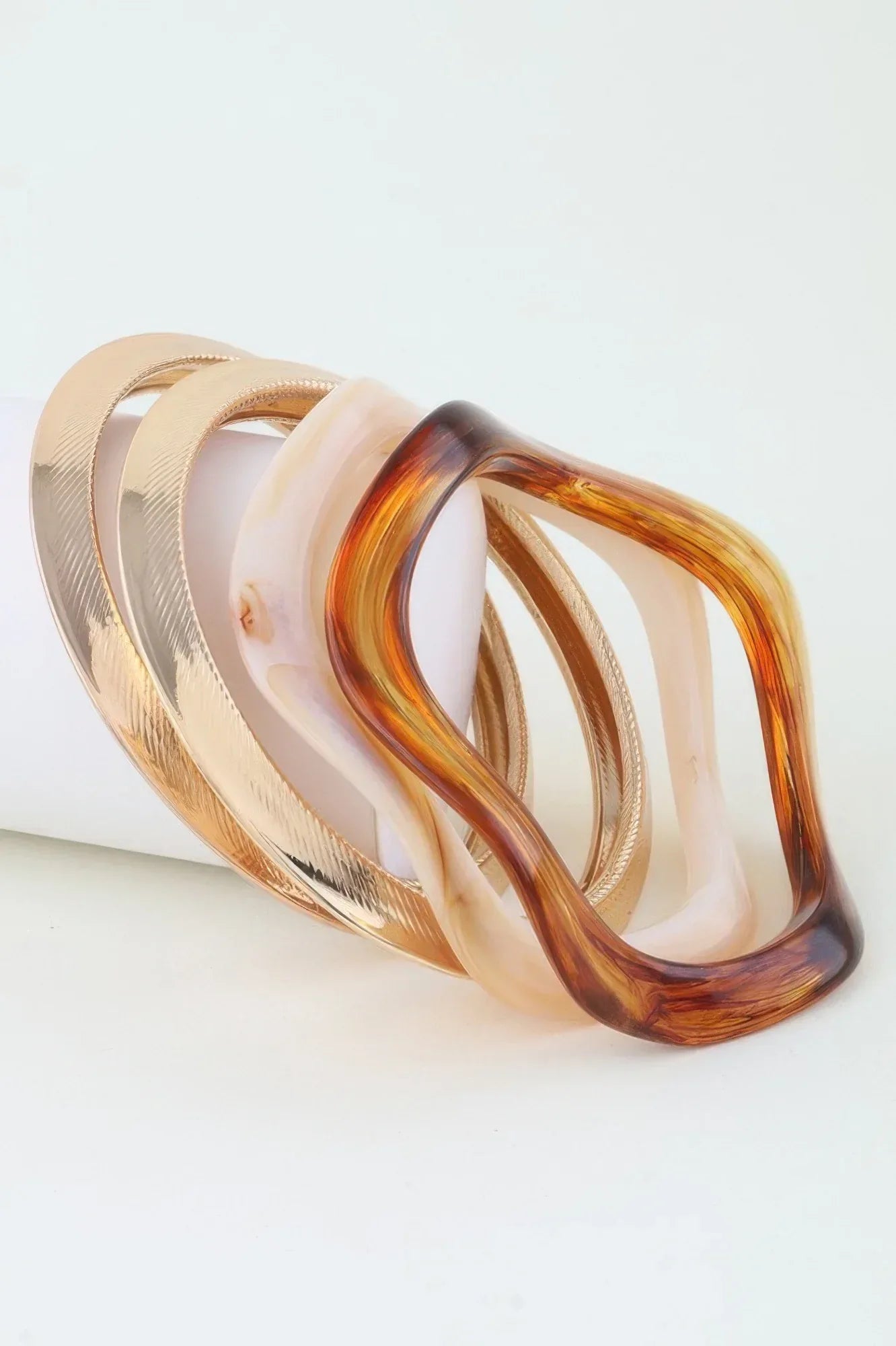 Multi Marble Wave Cuff Bracelet | Mixtshop LLC Main image
