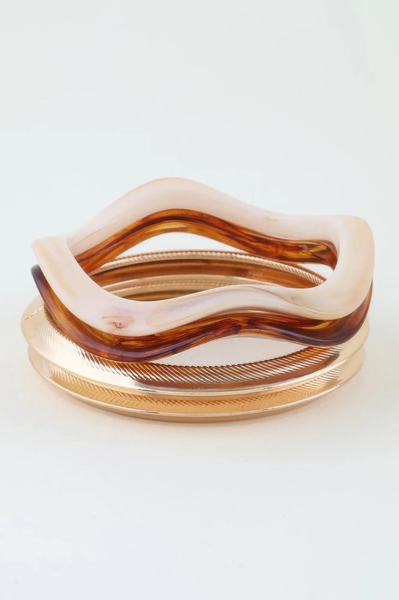 Multi Marble Wave Cuff Bracelet Secondary image