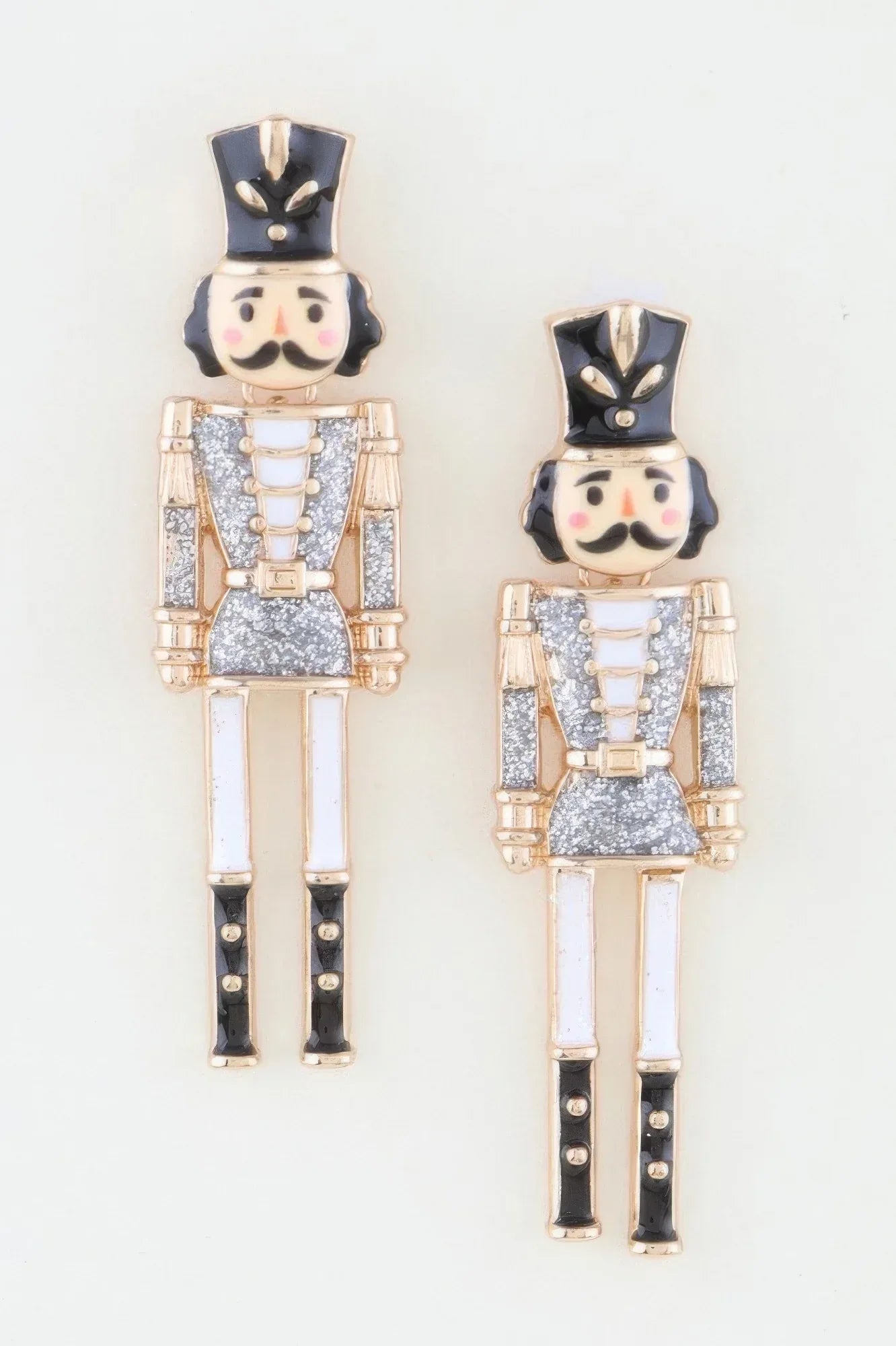 Glitter Nutcracker Drop Earrings | Mixtshop LLC Main image