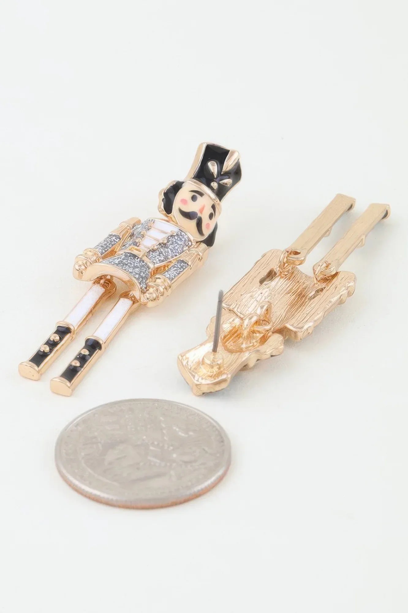 Glitter Nutcracker Drop Earrings | Mixtshop LLC