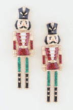 Glitter Nutcracker Drop Earrings | Mixtshop LLC