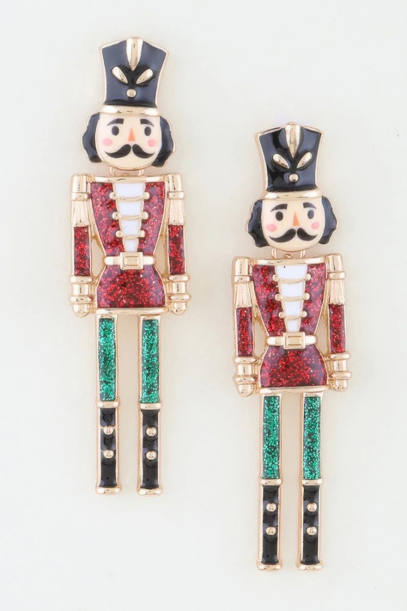 Glitter Nutcracker Drop Earrings | Mixtshop LLC
