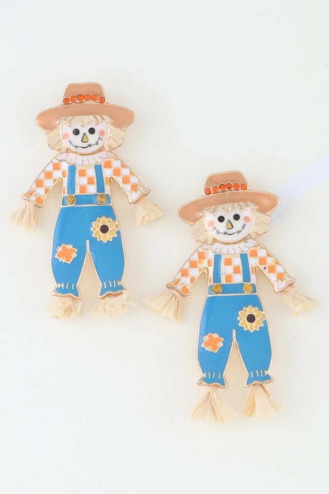 Fall Scarecrow Stud Earrings | Mixtshop LLC
