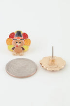 Thanksgiving Turkey Stud Earrings | Mixtshop LLC