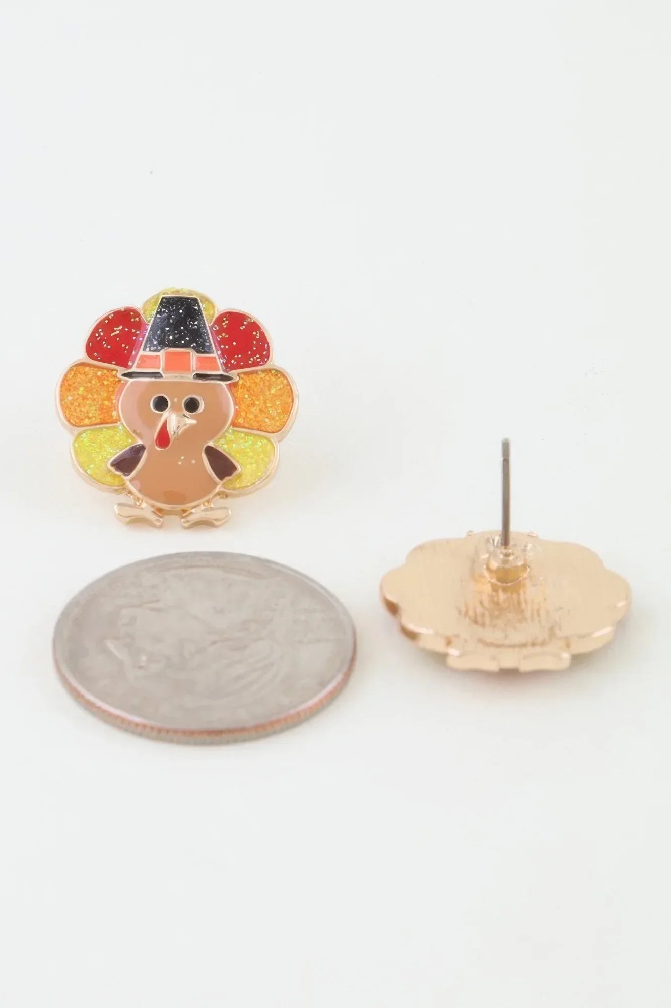 Thanksgiving Turkey Stud Earrings | Mixtshop LLC