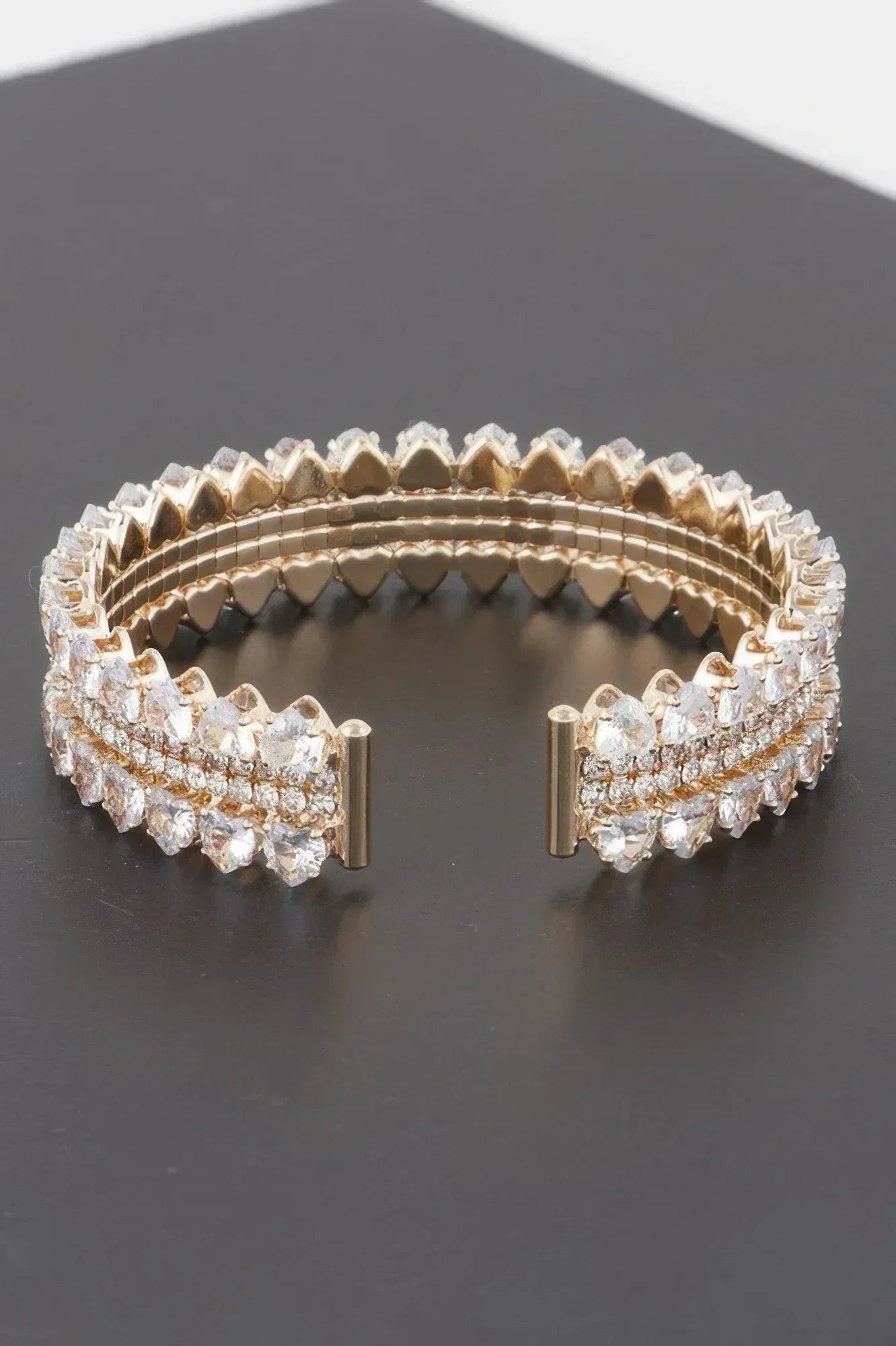 Double Jeweled Cuff Bracelet Secondary image
