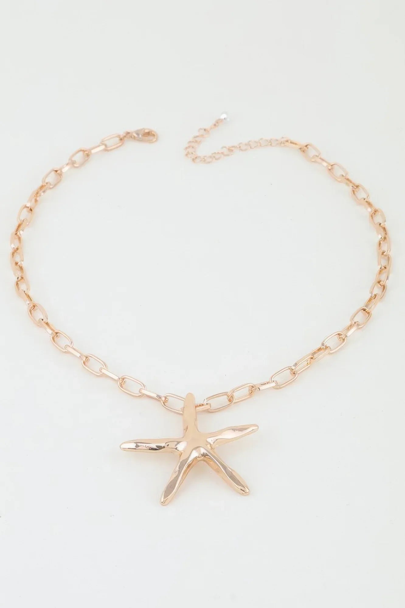 Shiny Starfish Link Chain Necklace | Mixtshop LLC