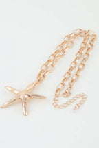 Shiny Starfish Link Chain Necklace | Mixtshop LLC