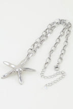 Shiny Starfish Link Chain Necklace | Mixtshop LLC