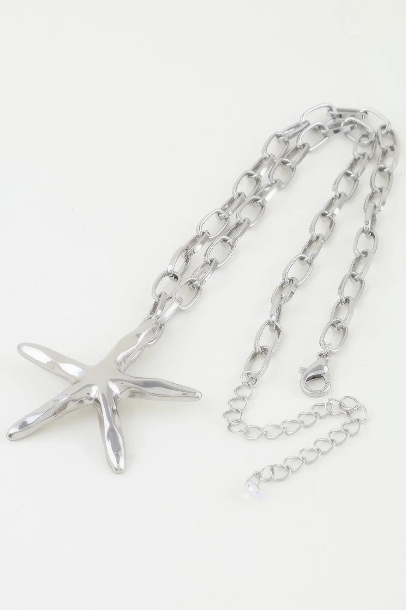 Shiny Starfish Link Chain Necklace | Mixtshop LLC