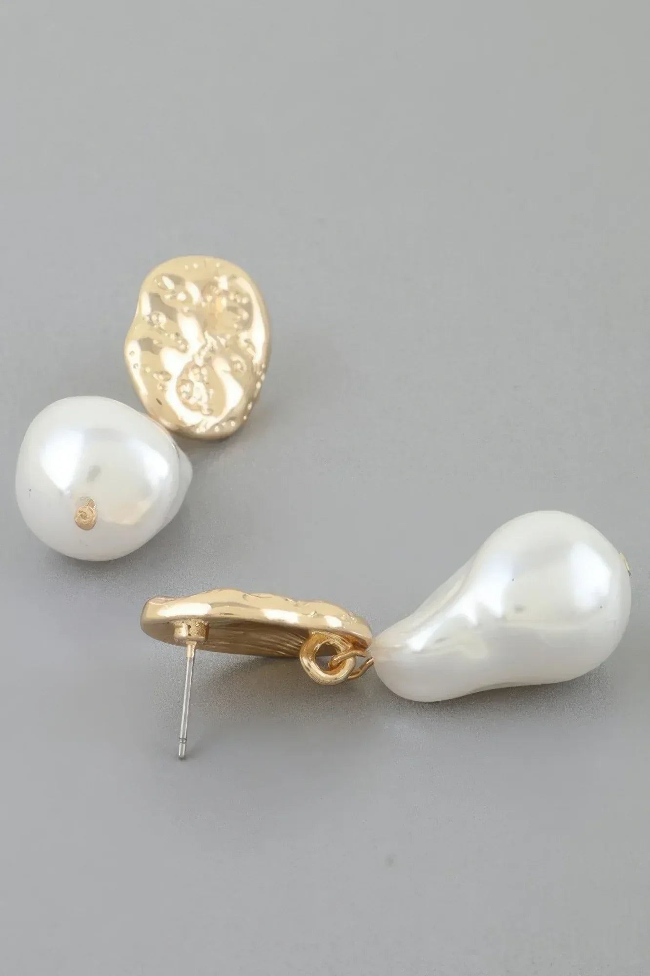 Abstract Pearl Stone Drop Earrings | Mixtshop LLC