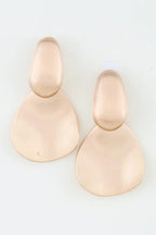 Minimal Matte Drop Earrings | Mixtshop LLC