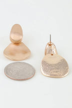 Minimal Matte Drop Earrings | Mixtshop LLC