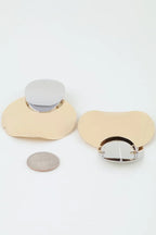 Shiny Minimal Petal Drop Earrings | Mixtshop LLC