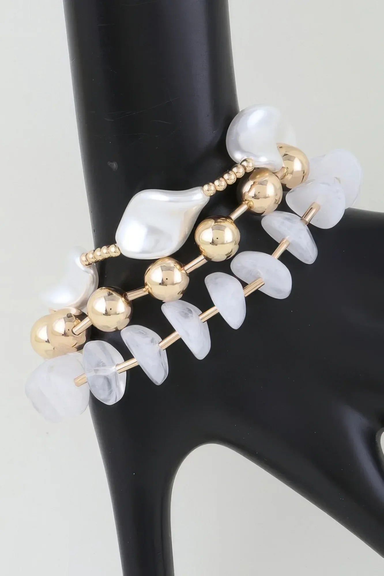 Multi Abstract Beaded Bracelet | Mixtshop LLC Main image