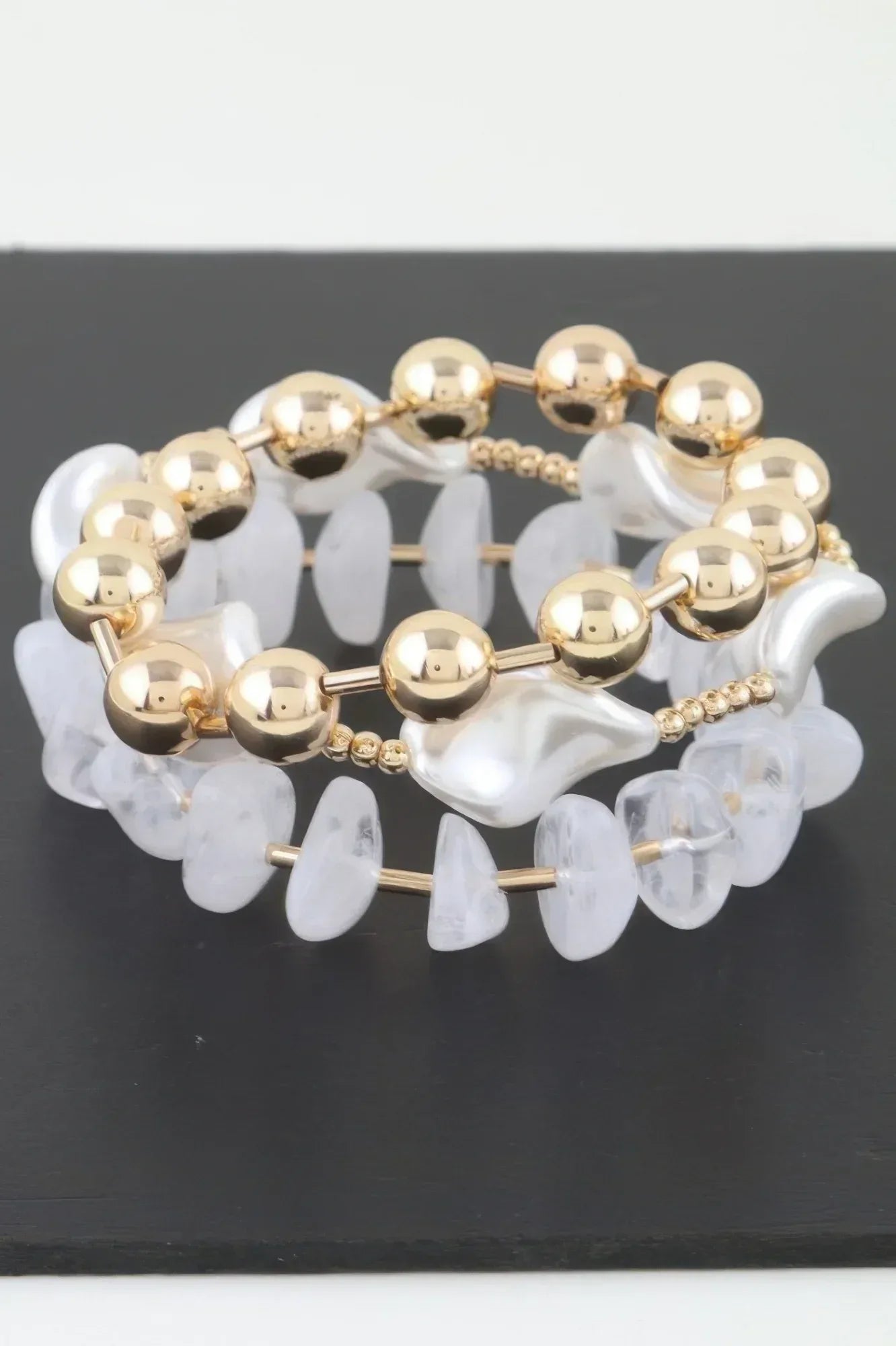 Multi Abstract Beaded Bracelet | Mixtshop LLC