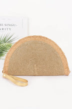 Metallic Faux Straw Clutch | Mixtshop LLC