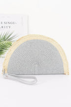 Metallic Faux Straw Clutch | Mixtshop LLC