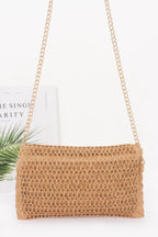 Faux Straw Cherry Clutch | Mixtshop LLC