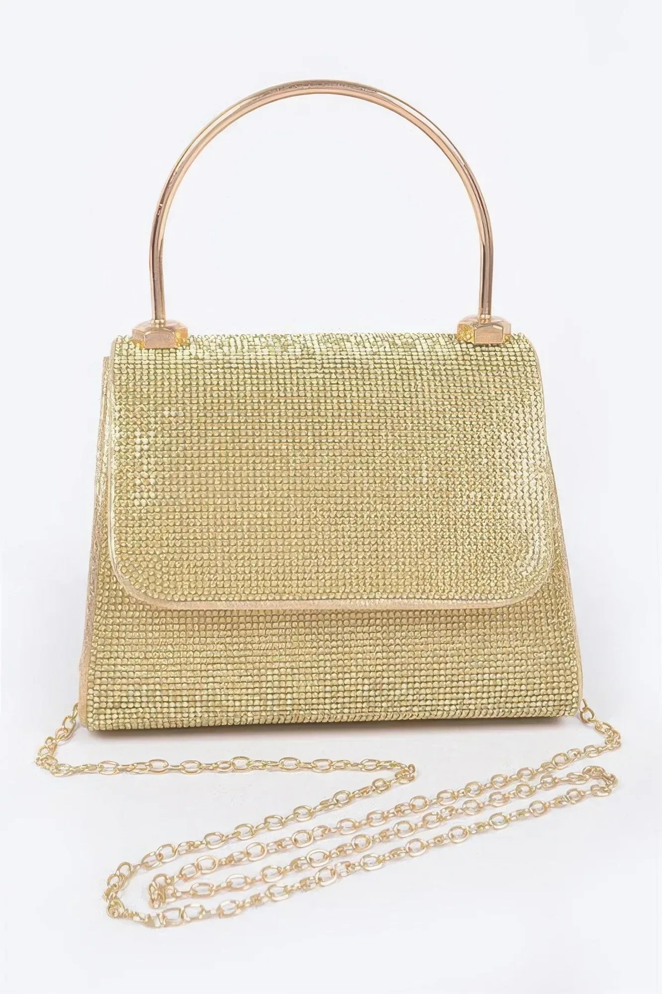 Mirror Metallic Top Handle Bag | Mixtshop LLC