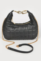 Quilted Faux Leather Hobo Bag | Mixtshop LLC