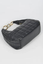 Quilted Faux Leather Hobo Bag | Mixtshop LLC