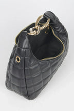 Quilted Faux Leather Hobo Bag | Mixtshop LLC