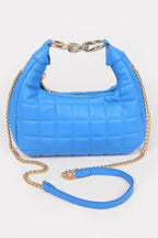 Quilted Faux Leather Hobo Bag | Mixtshop LLC