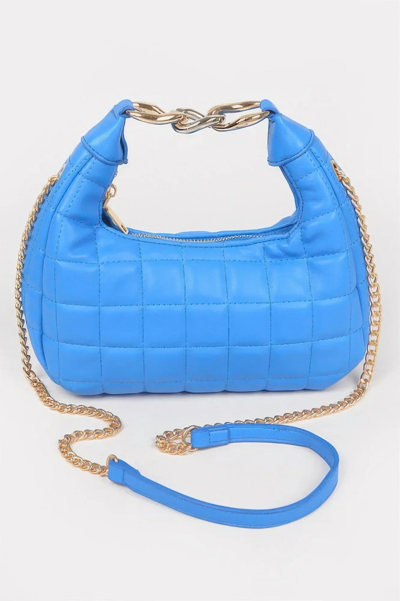 Quilted Faux Leather Hobo Bag | Mixtshop LLC