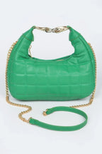 Quilted Faux Leather Hobo Bag | Mixtshop LLC