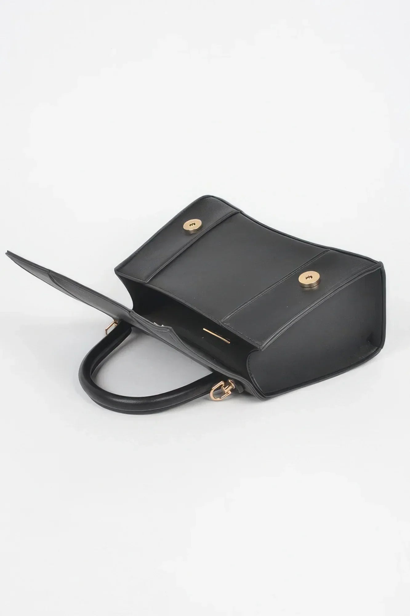Faux Leather Top Handle Bag | Mixtshop LLC