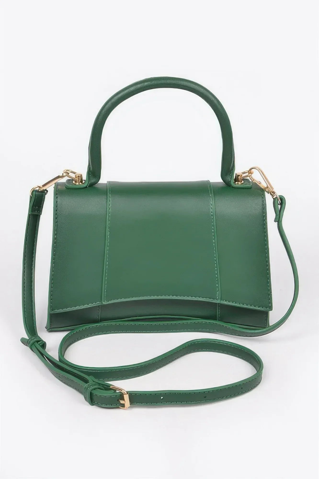 Faux Leather Top Handle Bag | Mixtshop LLC