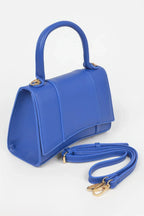 Faux Leather Top Handle Bag | Mixtshop LLC