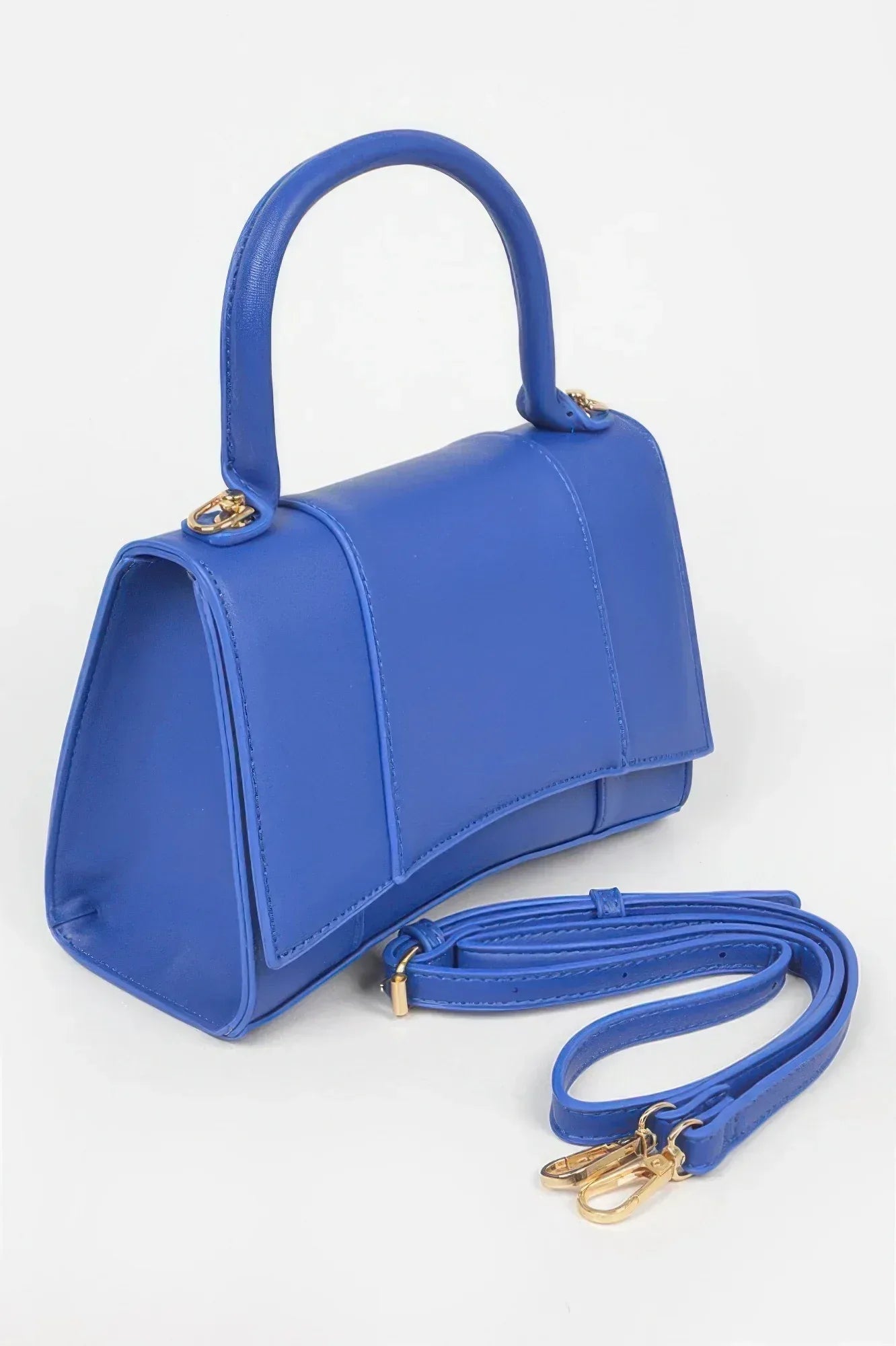 Faux Leather Top Handle Bag | Mixtshop LLC
