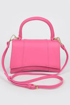 Faux Leather Top Handle Bag | Mixtshop LLC