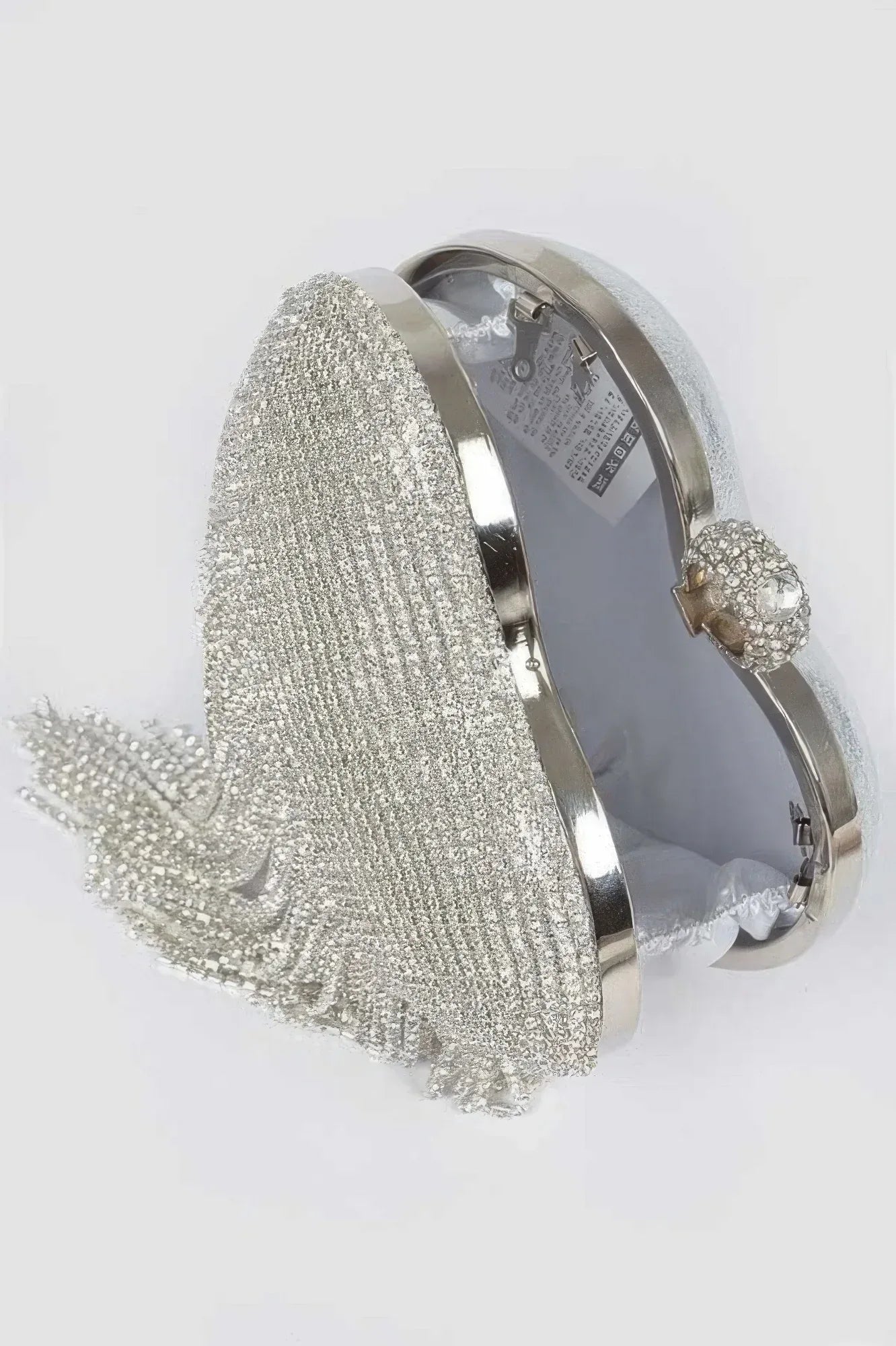 Rhinestone Fringe Heart Shape Party Bag | Mixtshop LLC