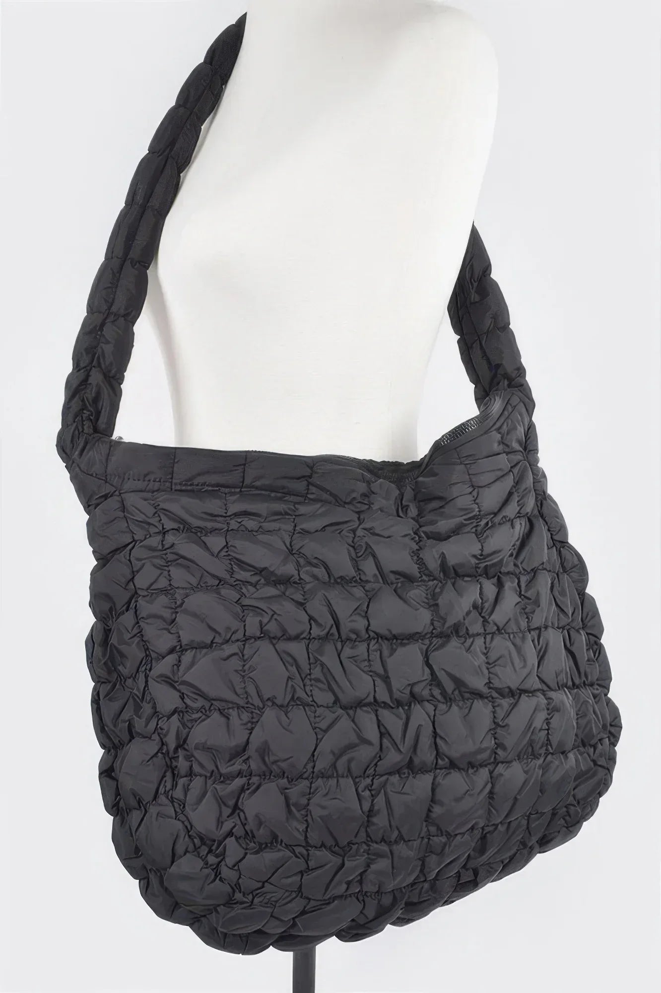 Quilted Nylon Oversize Crossbody Bag | Mixtshop LLC Main image