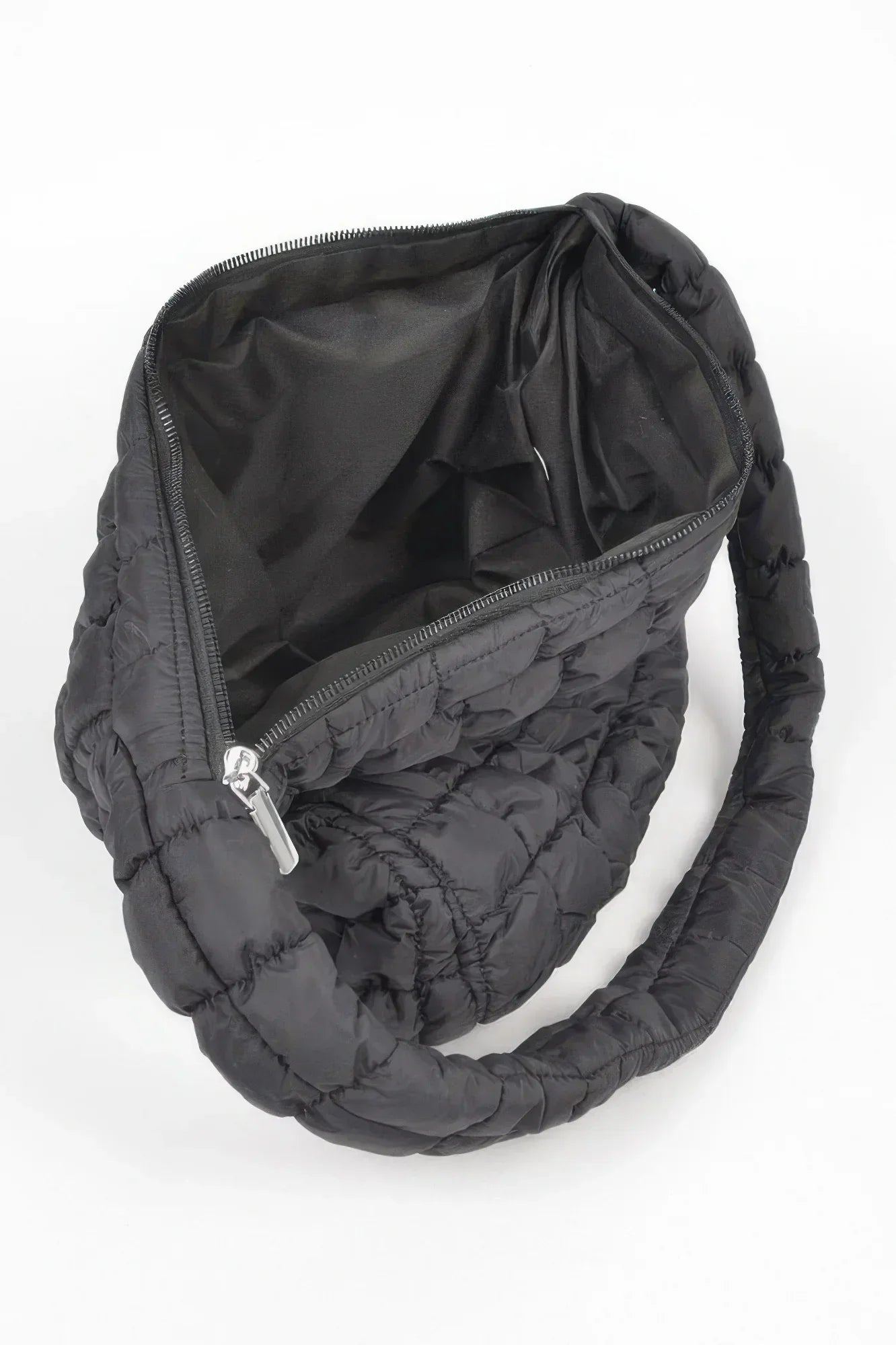 Quilted Nylon Oversize Crossbody Bag Secondary image