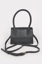 Faux Leather Top Handle Bag | Mixtshop LLC