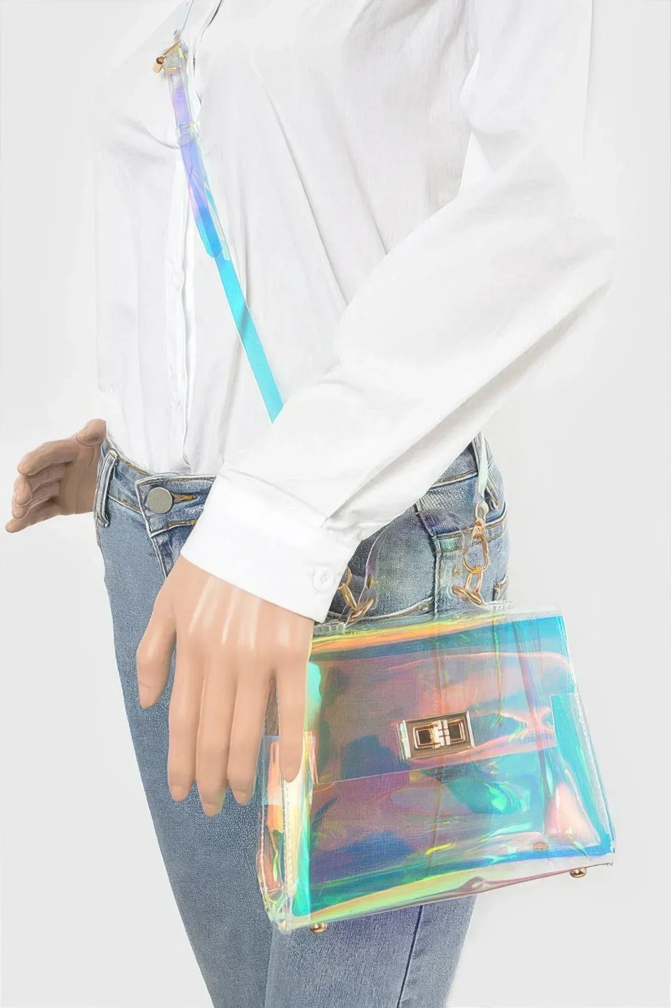 Hologram Transparent Crossbody Bag | Mixtshop LLC