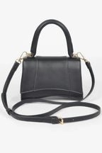 Faux Leather Top Handle Bag | Mixtshop LLC