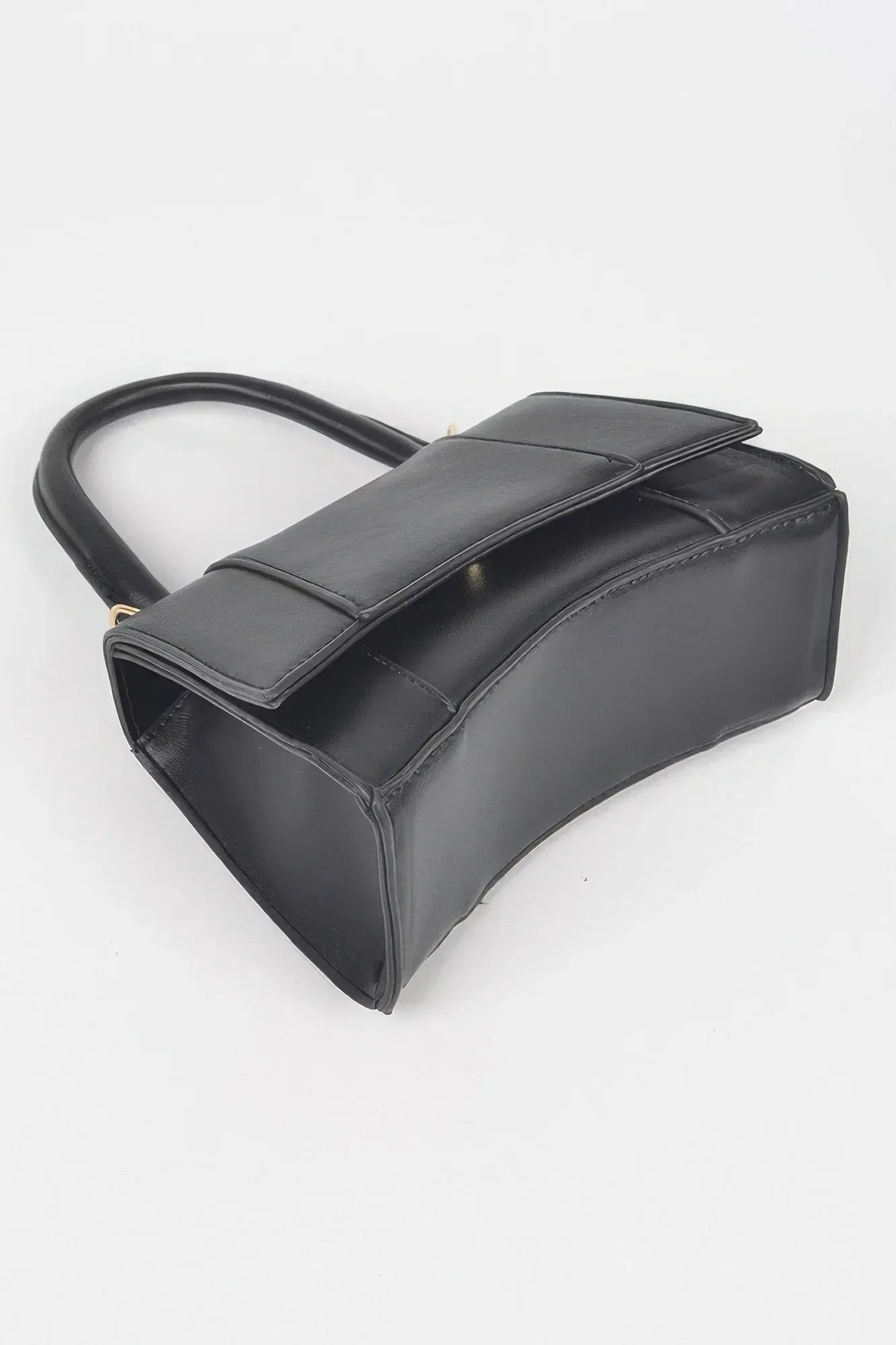 Faux Leather Top Handle Bag Secondary image