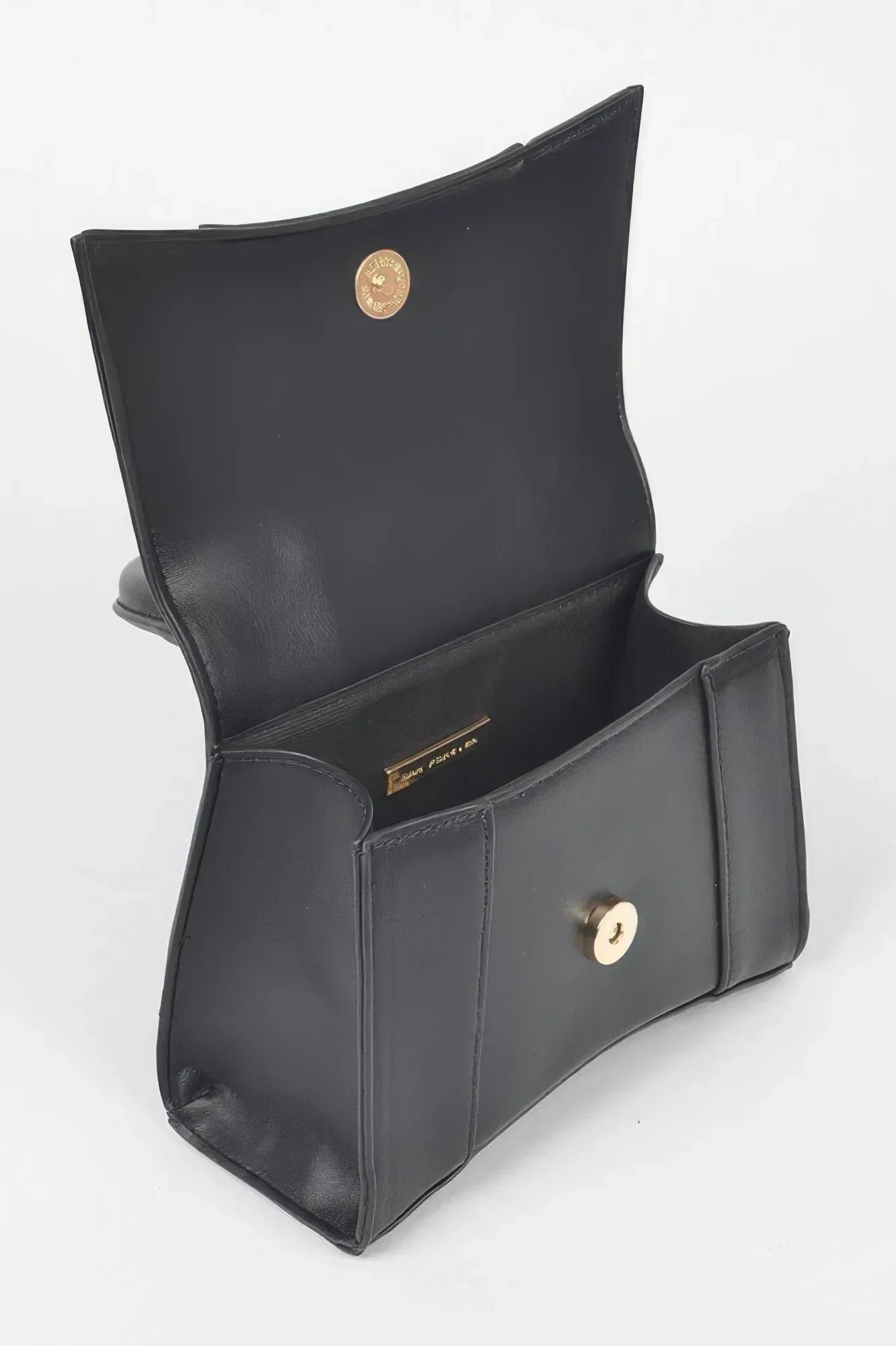 Faux Leather Top Handle Bag | Mixtshop LLC