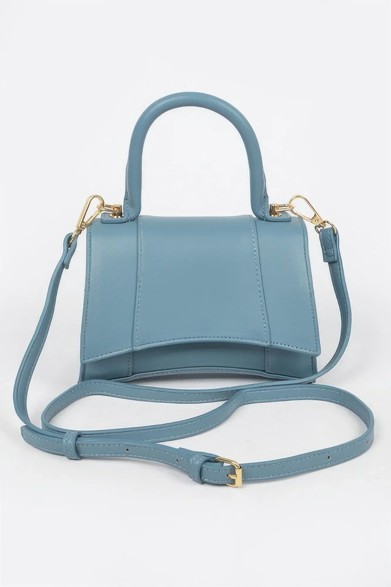 Faux Leather Top Handle Bag | Mixtshop LLC