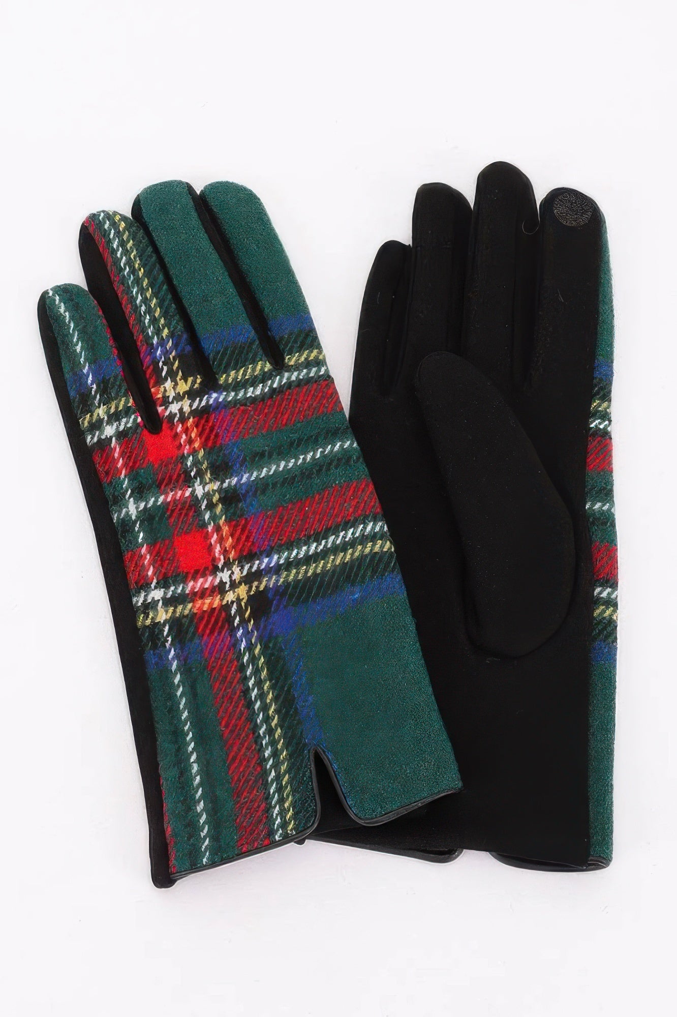 Plaid Pattern Gloves Secondary image