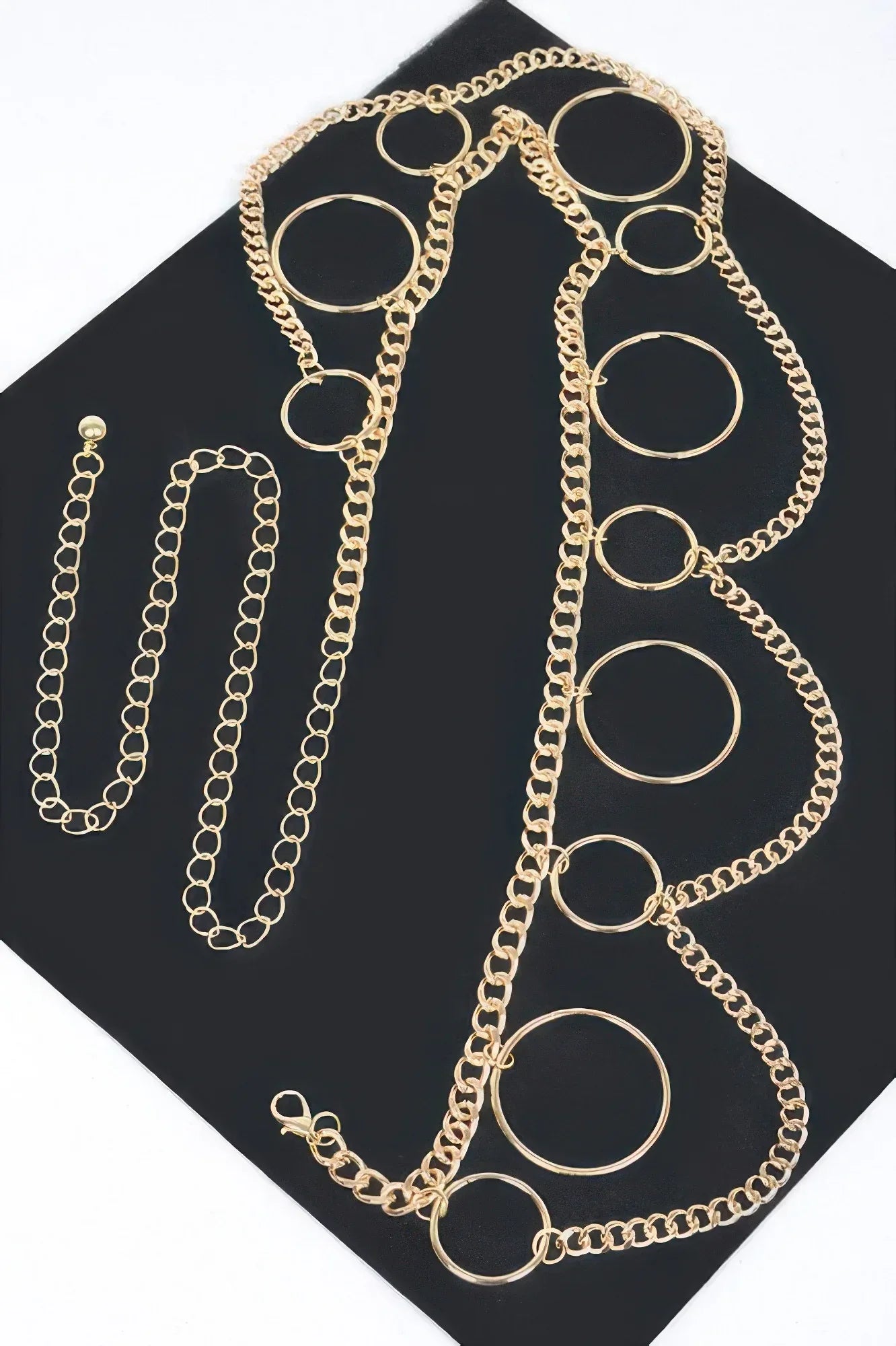 Multi O Ring Layered Chain Belt Secondary image