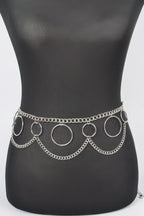 Multi O Ring Layered Chain Belt | Mixtshop LLC