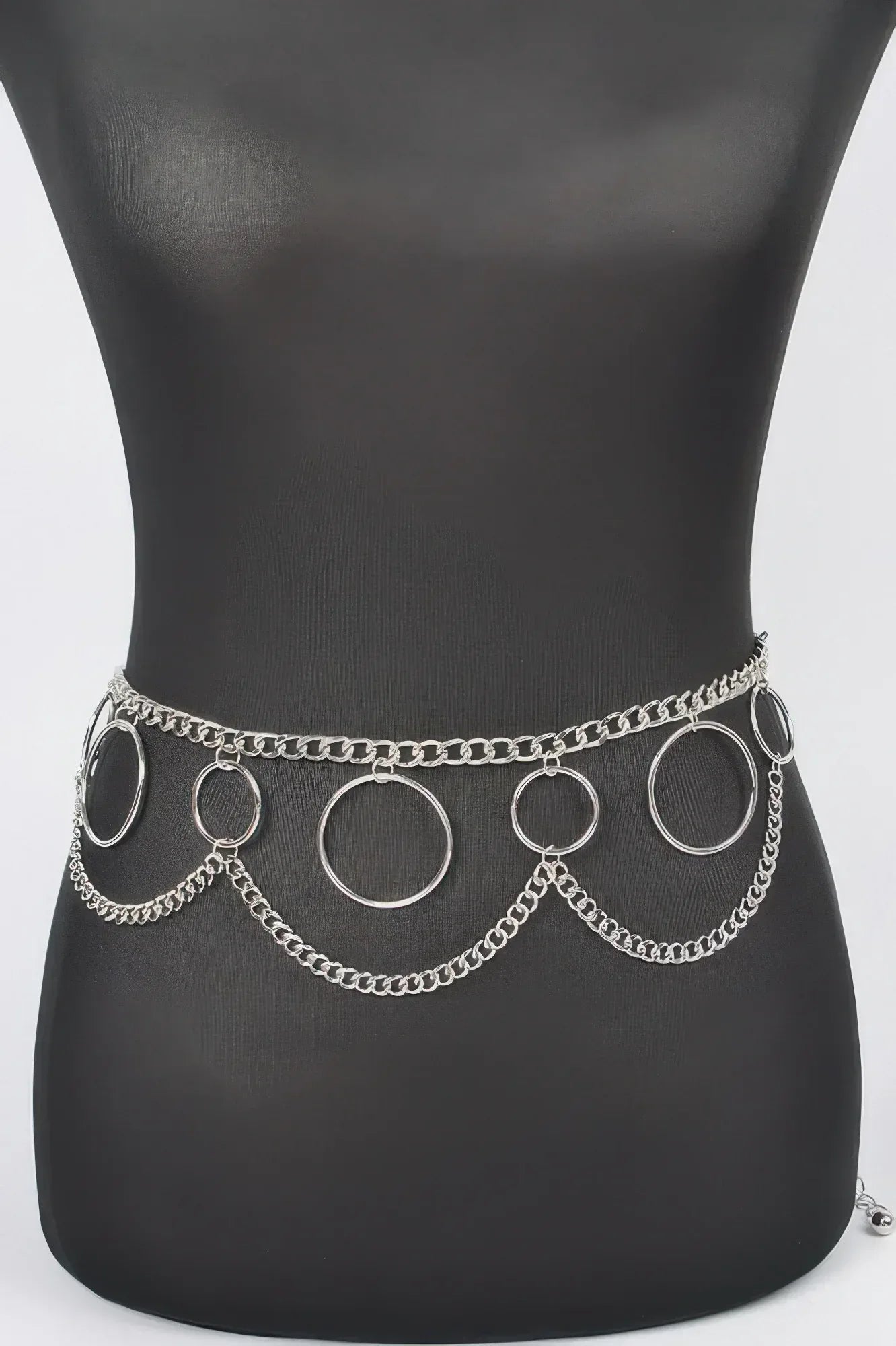 Multi O Ring Layered Chain Belt | Mixtshop LLC