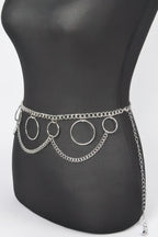 Multi O Ring Layered Chain Belt | Mixtshop LLC
