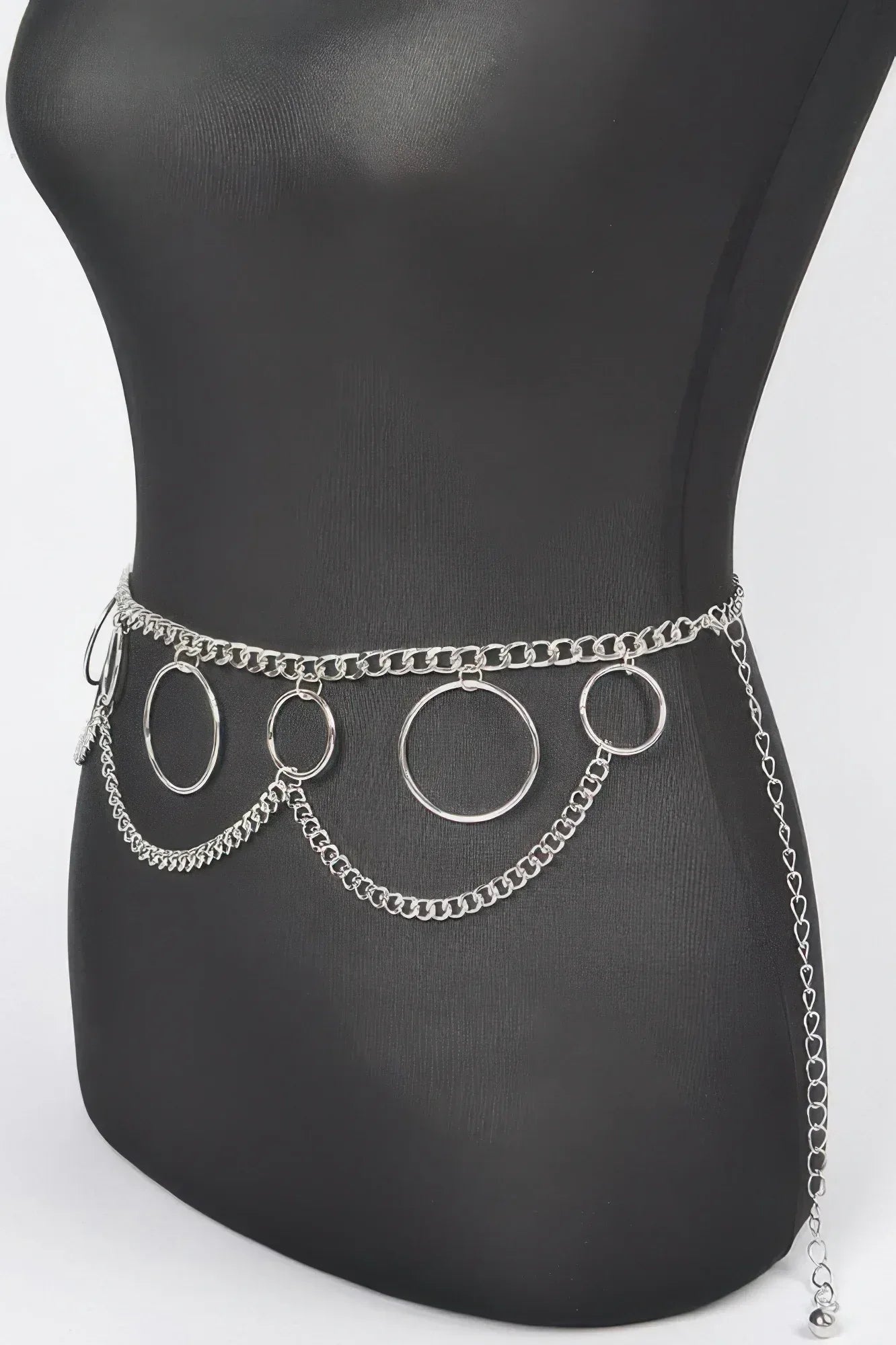 Multi O Ring Layered Chain Belt | Mixtshop LLC